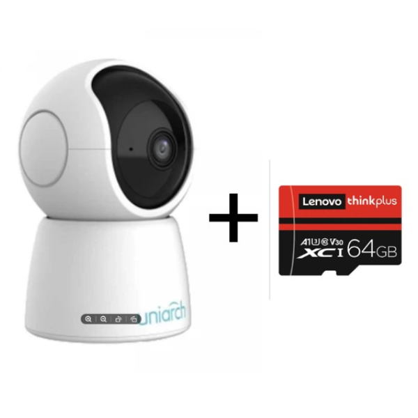 Picture of Uniview Uniarch Uho-S2E Wi-Fi Camera With Free 64 GB Memory Card( White )