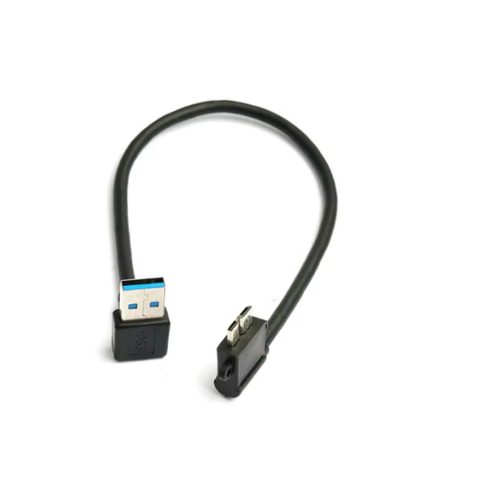 Picture of USB 3.0 to Portable HDD L Shape Cable( Black )