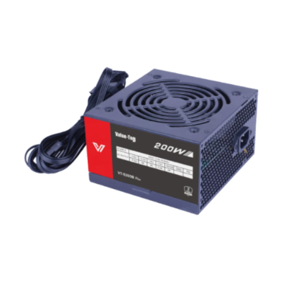 Picture of Value-Top VT-S200B Plus Real 200W Black ATX Power Supply with Flat Cable