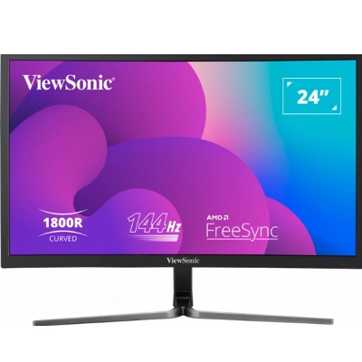 Picture of Viewsonic VX2458-C-mhd 24" 144Hz Curved Gaming Monitor( Black )