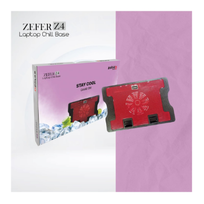 Picture of Zebion Zefer Z4 SingleFan Laptop Cooling Pad( Multicolor )