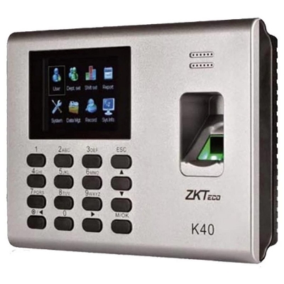 Picture of ZKTeco K40 Fingerprint Time Attendance Terminal with Adapter