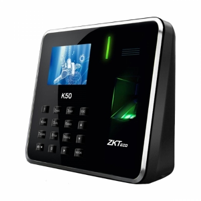 Picture of ZKTeco K50A Fingerprint Time Attendance Terminal with Adapter