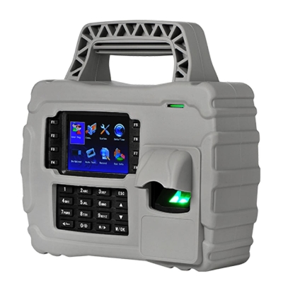 Picture of ZKTeco S922 Shockproof Portable Fingerprint Time Attendance Terminal with Adapter( Grey )
