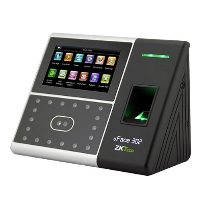 Picture of ZKTeco uFace302 Multi-Biometric Time Attendance & Access Control with Adapter