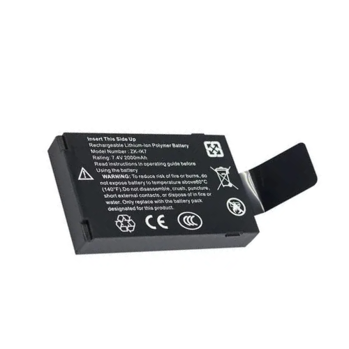 Picture of ZKteco ZK-IK7 7.4V, 2000mAh Rechargeable Lithium-ion Polymer Battery for iFace / Uface 800,  302, 303, 602, 702, 920