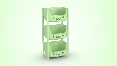 Picture of Kids Rack 3 Step Green 