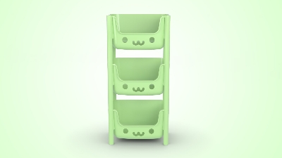 Picture of Kids Rack 3 Step Green 