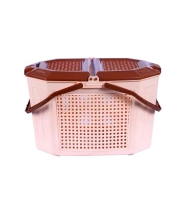 Buy Family Basket Cream & Brown Online at Best Price