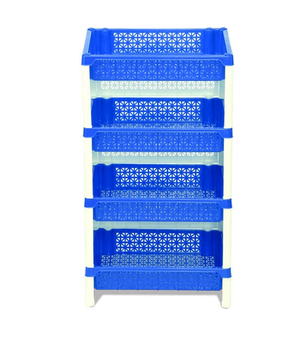 4 Step Lotus Fence Rack Two Color Blue