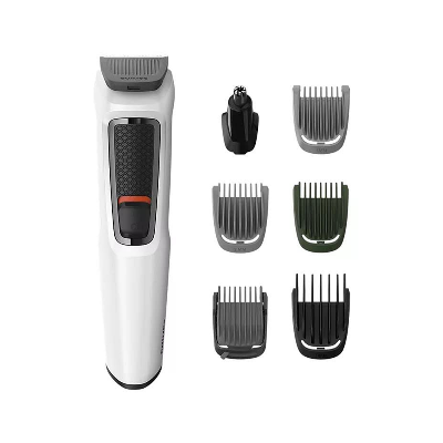Picture of Philips (Model: MG3721/65) Multi-Groom 7-in-1 Face, Hair and Body Series 3000 for Men - 1 Year International Seller Warranty ( White )