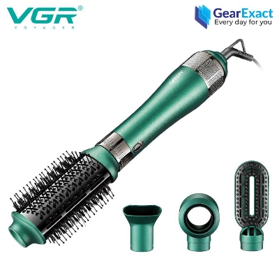 Picture of VGR V-493 Hair Dryer Brush 4-in-1 Hot Air Styler for Women ( Green )