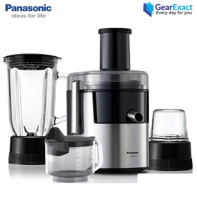 Picture of Panasonic MJ-DJ31 3-in-1 Juicer Extractor, Blender, and Grinder with Durable Metal Spinner ( Black )