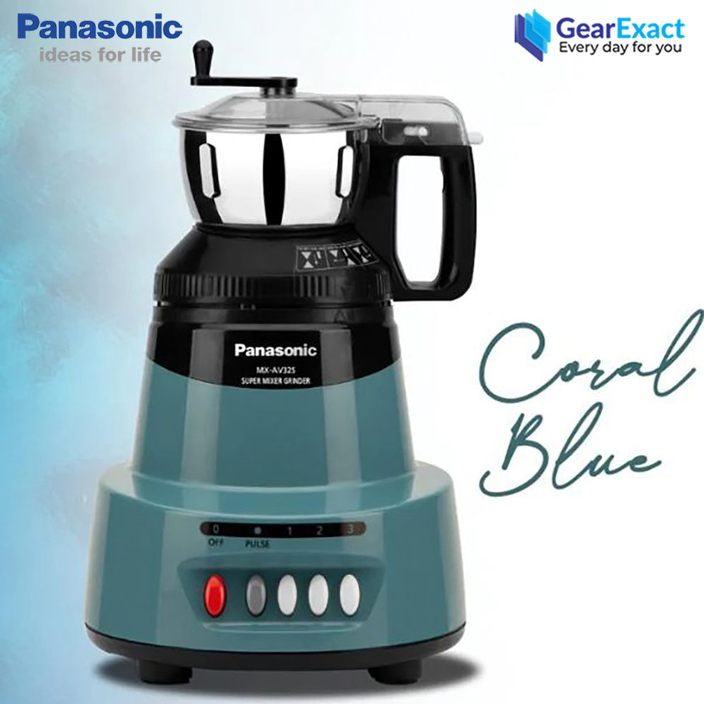 Picture of Panasonic MX-AV325 Elements Series 1500W Super Mixer Grinder ( Coral Blue )