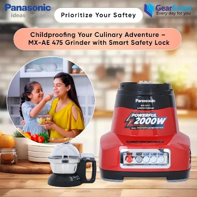 Picture of Panasonic MX-AE475 Monster 2000W Super Mixer Grinder ( Red )