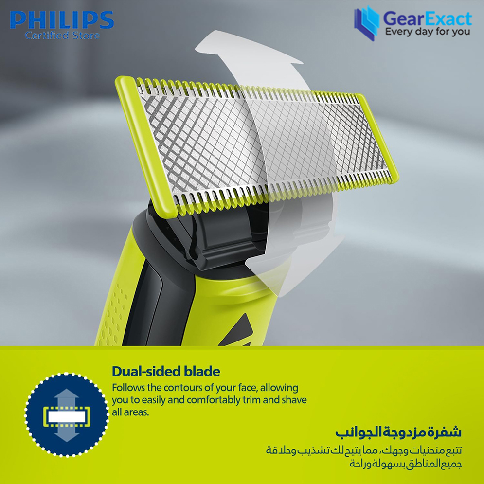 Picture of Philips QP2724/10 OneBlade Trim, Edge and Shave Any length of Hair for Men