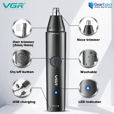 Picture of VGR V-613 Professional 2-in-1 Nose and Hair Trimmer for Men and Women