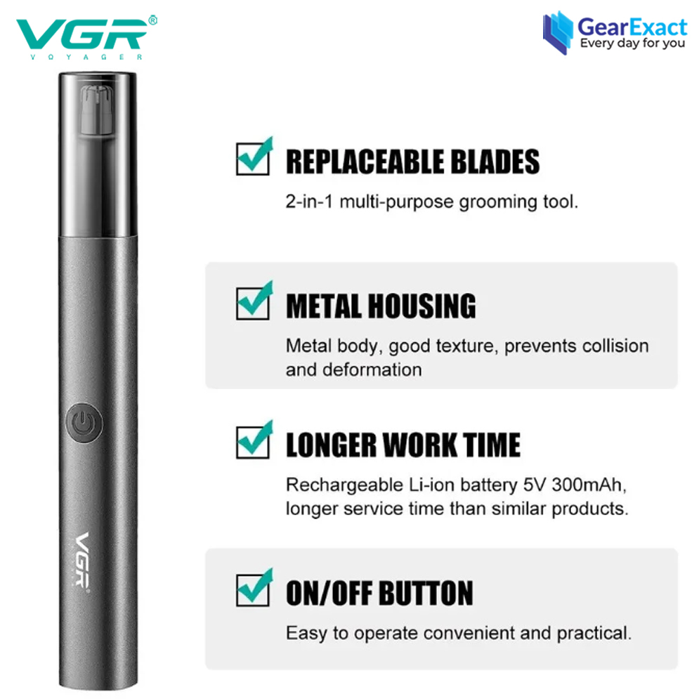 Picture of VGR V-615 Professional 2-in-1 Nose and Hair Trimmer for Men and Women