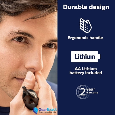 Picture of Philips NT3600/42 Norelco Nose Trimmer 3000 for Men ( Black )