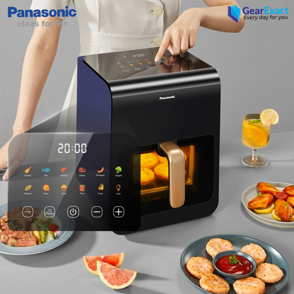 Picture of Panasonic NF-CC600 Air Fryer with Gentle Steam for Crispy & Juicy ( Black )