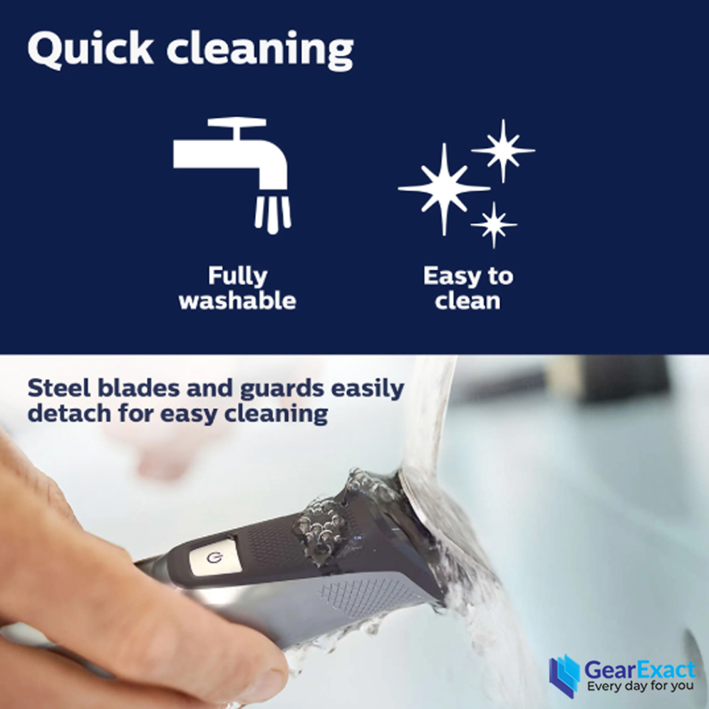 Picture of Philips MG7771/70 Norelco Multigroom 9000 Face, Head, and Body for Men ( Silver )