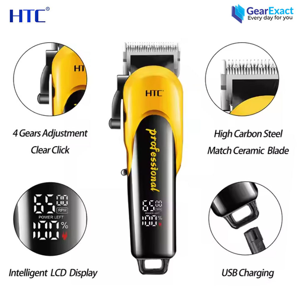 Picture of HTC CT-8082 Professional Hair Clipper and Beard Trimmer Salon Series for Men
