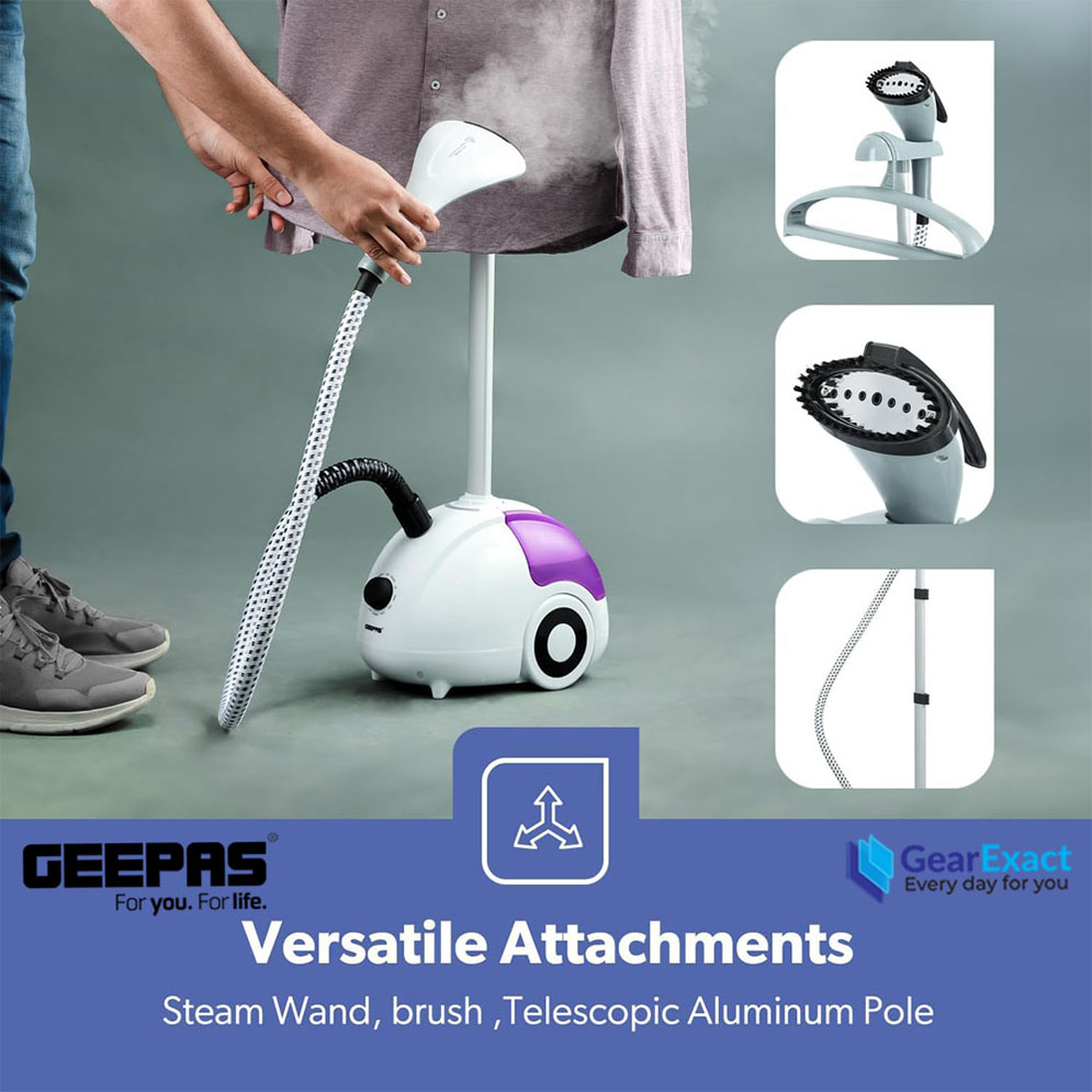 Picture of Geepas ‎GGS25022NV Garment Steamer Upright Clothes Steamer