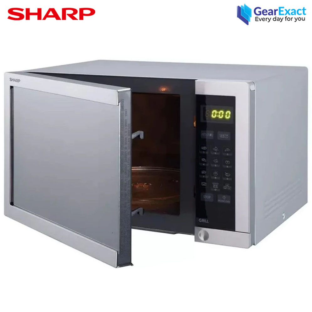 Picture of Sharp R-77AT(ST) Digital Combination Microwave Oven with Grill | 34-Liter