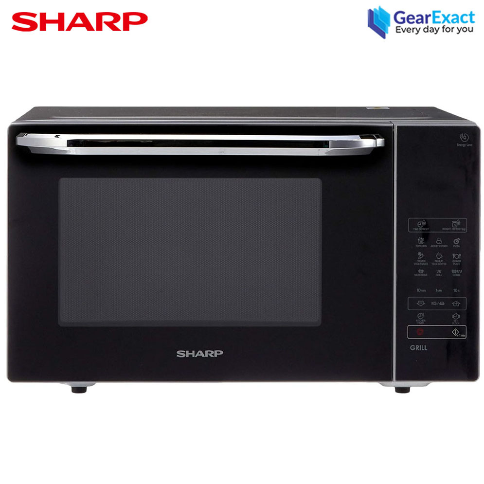 Picture of Sharp R-72E0(S) Microwave Oven with Grill | 25-Liter ( Black )