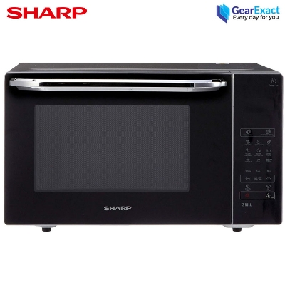 Picture of Sharp R-72E0(S) Microwave Oven with Grill | 25-Liter ( Black )