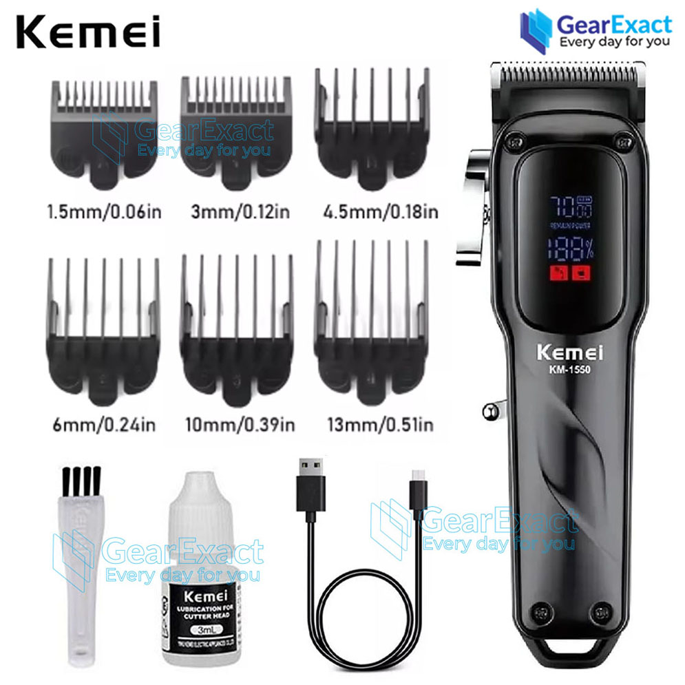 Picture of Kemei KM-1550 Professional Hair Clipper and Beard Trimmer Salon Series for Men