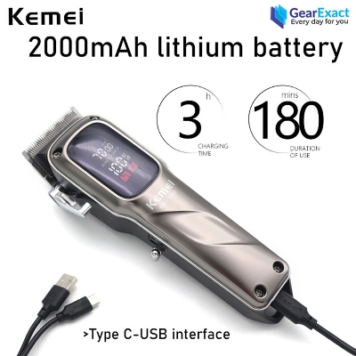 Picture of Kemei KM-1550 Professional Hair Clipper and Beard Trimmer Salon Series for Men