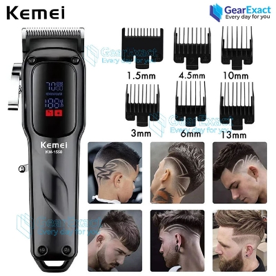 Picture of Kemei KM-1550 Professional Hair Clipper and Beard Trimmer Salon Series for Men