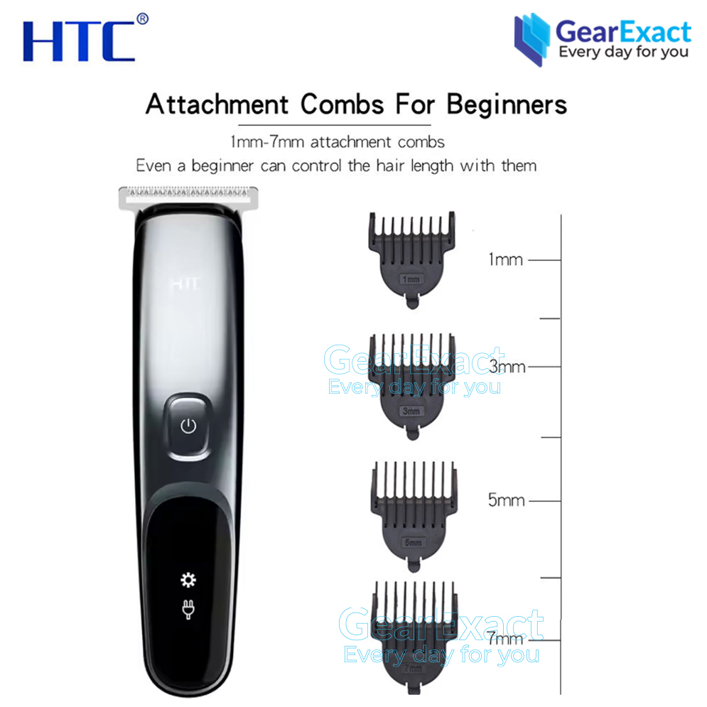 Picture of HTC AT-506 Rechargeable Hair and Beard Trimmer for Men