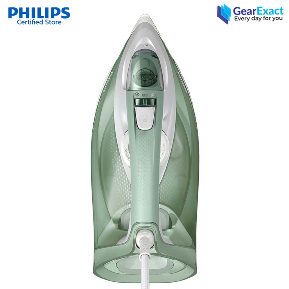 Picture of Philips DST7012/76 HV Steam Iron 7000 Series SteamGlide Plus Soleplate ( Desert Green )