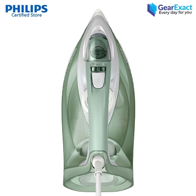 Picture of Philips DST7012/76 HV Steam Iron 7000 Series SteamGlide Plus Soleplate ( Desert Green )