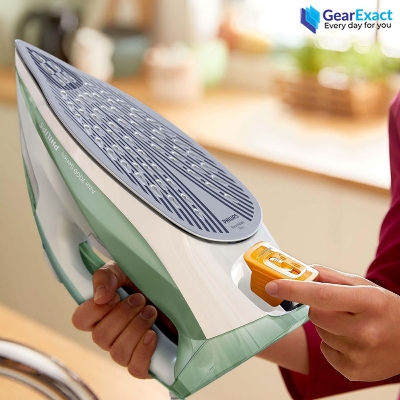 Picture of Philips DST7012/76 HV Steam Iron 7000 Series SteamGlide Plus Soleplate ( Desert Green )