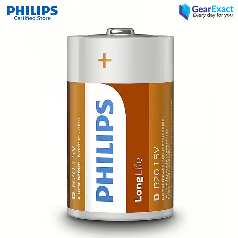 Picture of Philips R20G2B/70 Zinc Chloride Battery Bundle of 2 Pieces