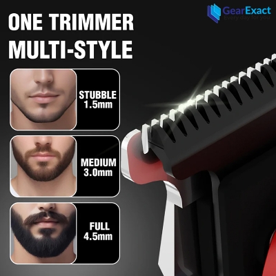 Picture of VGR V-987 Rosso Professional Beard and Moustache Trimmer for Men