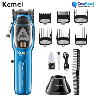 Picture of Kemei KM-1763 Professional Hair Clipper and Beard Trimmer Salon Series for Men