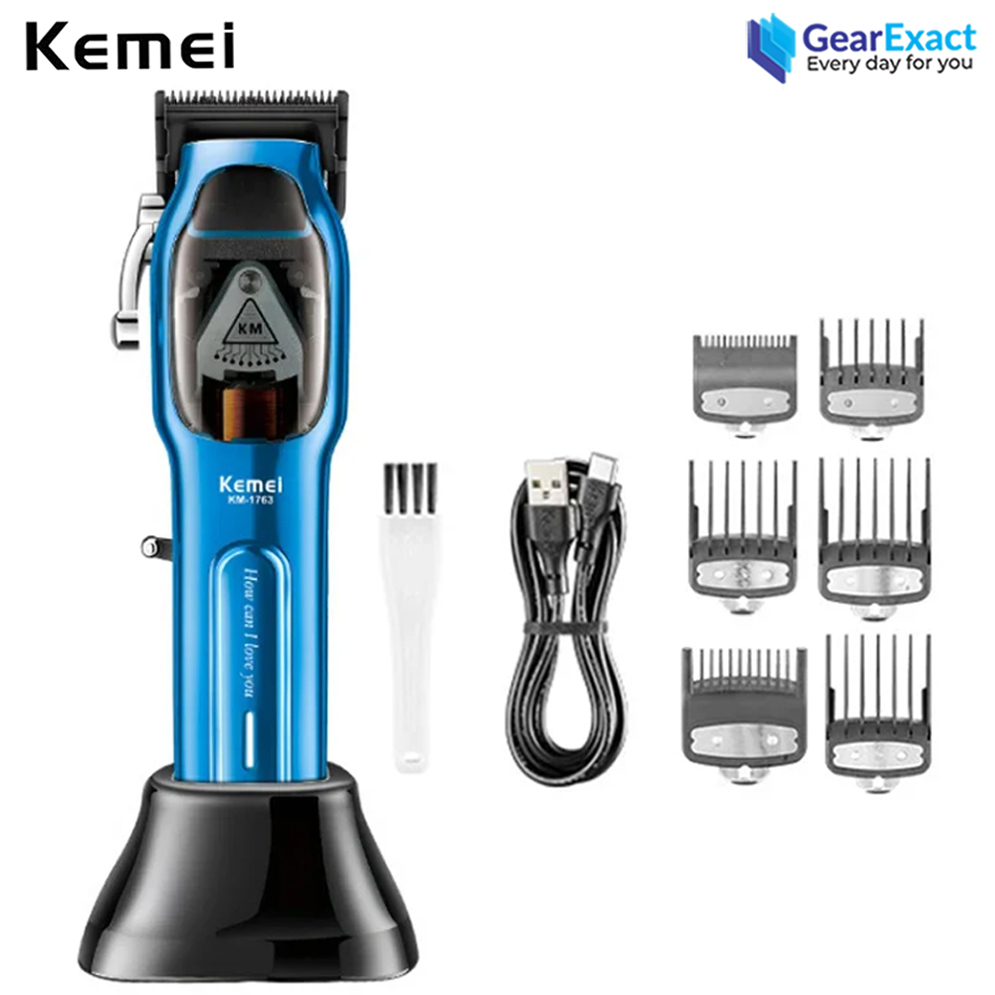 Picture of Kemei KM-1763 Professional Hair Clipper and Beard Trimmer Salon Series for Men