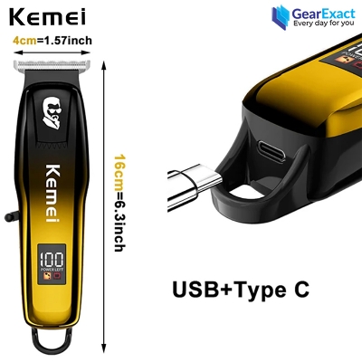 Picture of Kemei KM-J03 Professional Hair Clipper and Beard Trimmer for Men