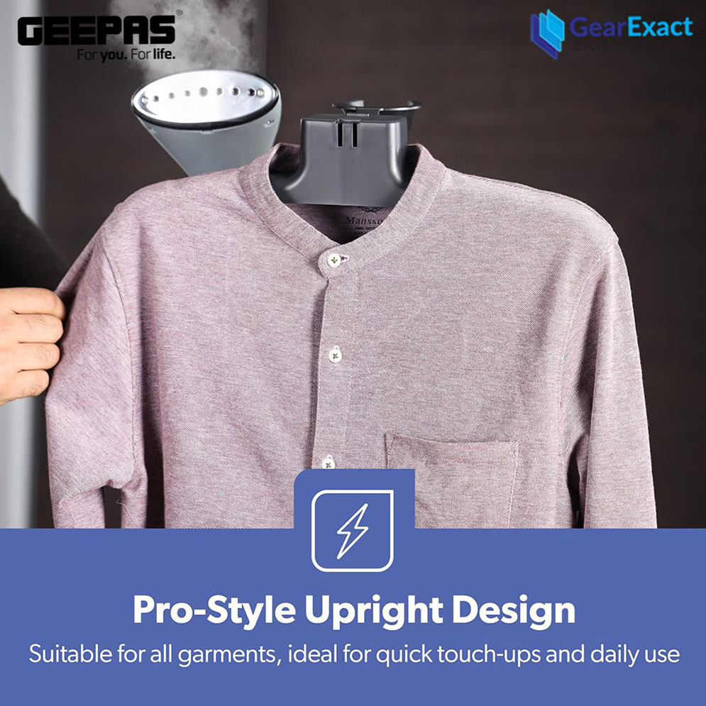 Picture of Geepas GGS25033N Pro Style Upright Garment Steamer with Thermostat ( Green )