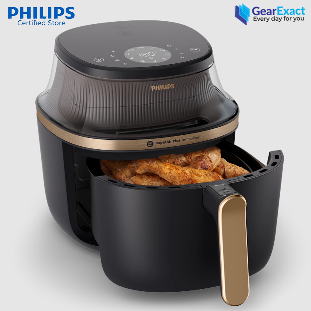 Picture of Philips NA342/09 Airfryer 3000 Series Cooking Window Connected with HomeID ( Black )