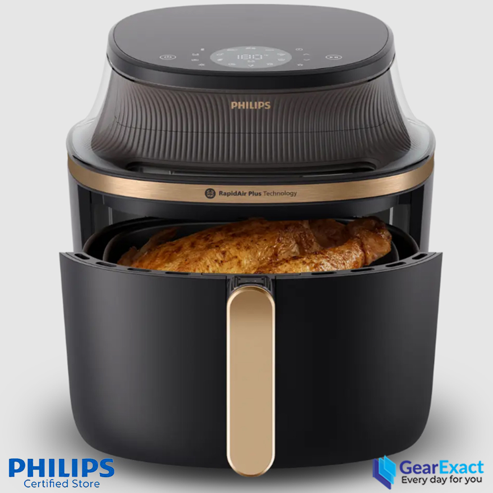 Picture of Philips NA342/09 Airfryer 3000 Series Cooking Window Connected with HomeID ( Black )