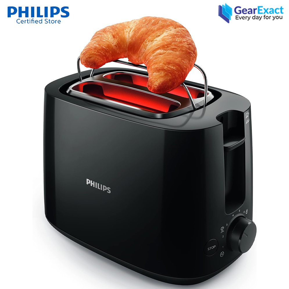 Picture of Philips HD2581/91 Toaster Daily Collection 2 Slice ( Black )