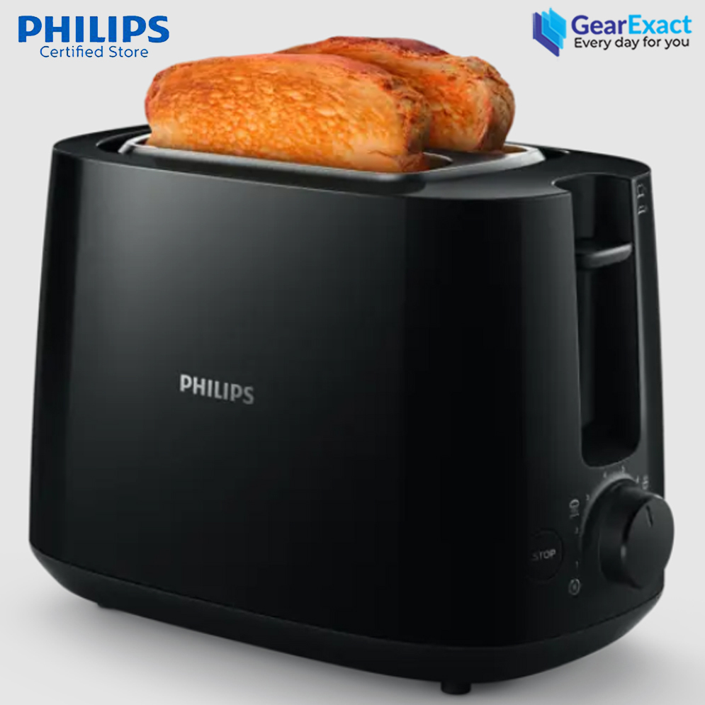Picture of Philips HD2581/91 Toaster Daily Collection 2 Slice ( Black )