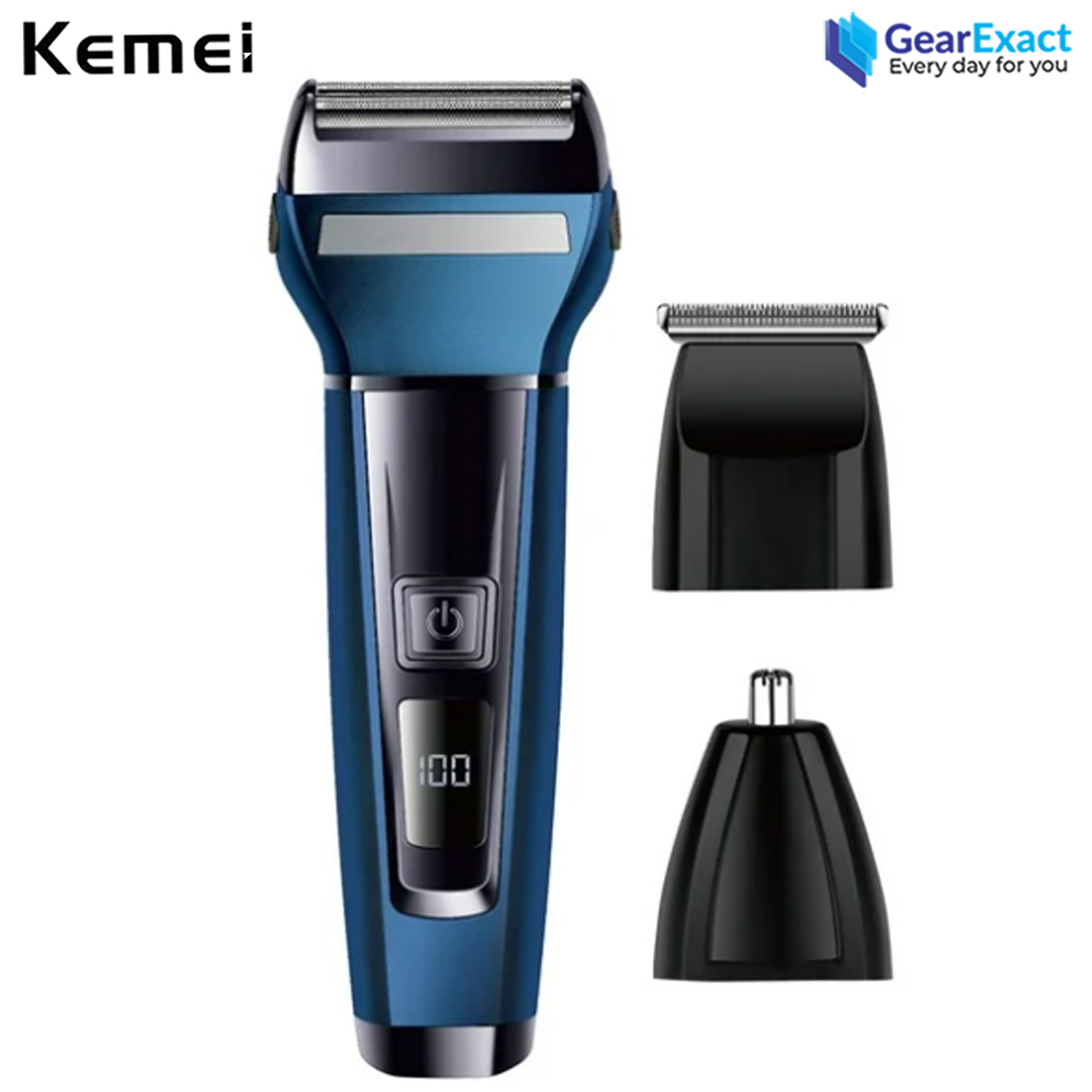 Picture of Kemei KM-6541 Multi-Functional 3-in-1 Hair Clipper, Shaver, and Nose Hair Trimmer for Men