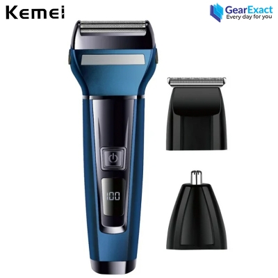 Picture of Kemei KM-6541 Multi-Functional 3-in-1 Hair Clipper, Shaver, and Nose Hair Trimmer for Men