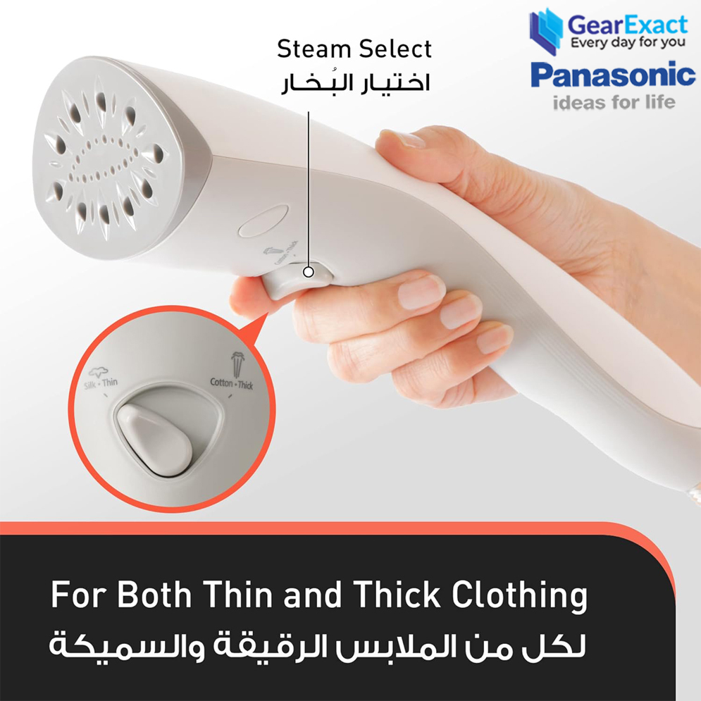 Picture of Panasonic NI-GWE080 Garment Steamer Double Adjustable Pole Stand ( White )